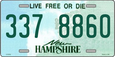 NH license plate 3378860