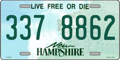 NH license plate 3378862