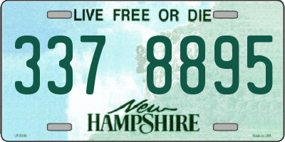 NH license plate 3378895