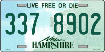 NH license plate 3378902