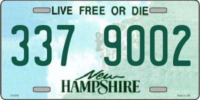NH license plate 3379002