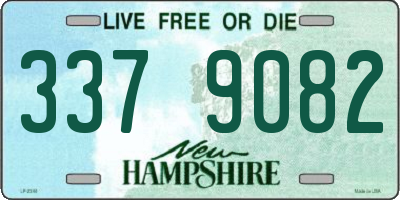 NH license plate 3379082