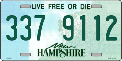 NH license plate 3379112