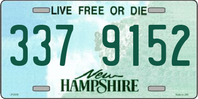 NH license plate 3379152