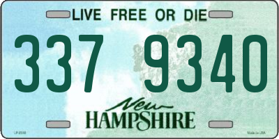 NH license plate 3379340