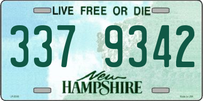 NH license plate 3379342