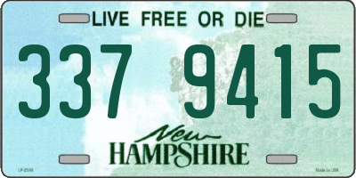 NH license plate 3379415