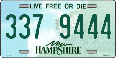 NH license plate 3379444
