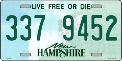 NH license plate 3379452