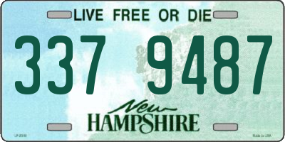 NH license plate 3379487