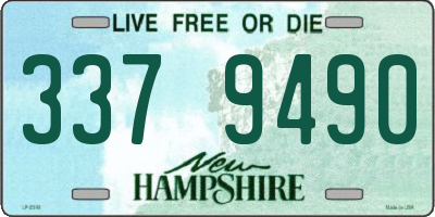 NH license plate 3379490