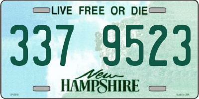 NH license plate 3379523