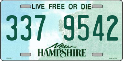 NH license plate 3379542