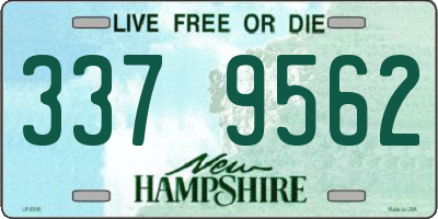 NH license plate 3379562