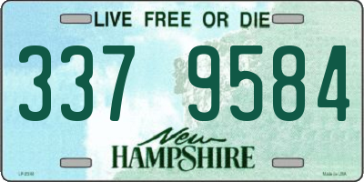 NH license plate 3379584