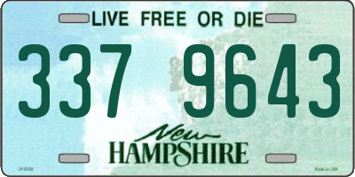 NH license plate 3379643