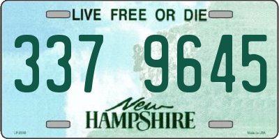 NH license plate 3379645
