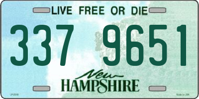 NH license plate 3379651