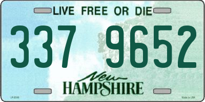 NH license plate 3379652
