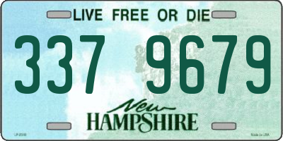 NH license plate 3379679