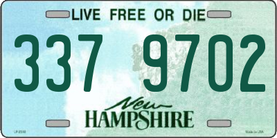 NH license plate 3379702