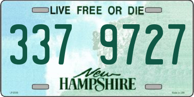 NH license plate 3379727