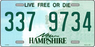 NH license plate 3379734