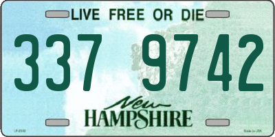 NH license plate 3379742