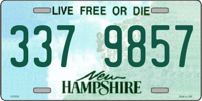 NH license plate 3379857