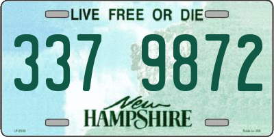 NH license plate 3379872