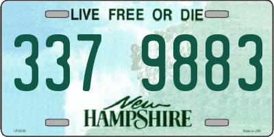 NH license plate 3379883