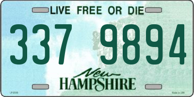 NH license plate 3379894