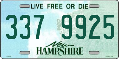 NH license plate 3379925