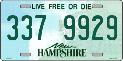 NH license plate 3379929