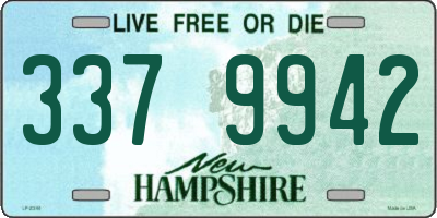 NH license plate 3379942