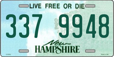 NH license plate 3379948