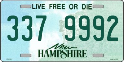 NH license plate 3379992