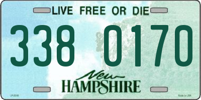 NH license plate 3380170