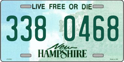 NH license plate 3380468