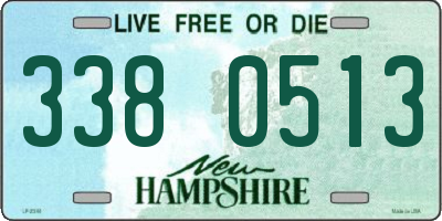 NH license plate 3380513
