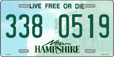 NH license plate 3380519