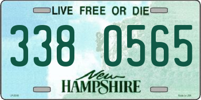 NH license plate 3380565