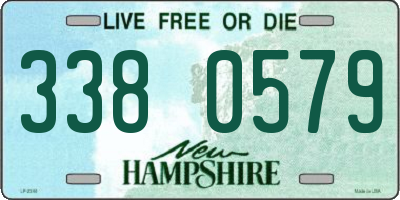 NH license plate 3380579