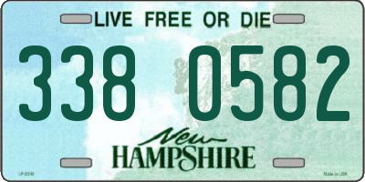 NH license plate 3380582