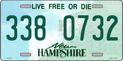 NH license plate 3380732