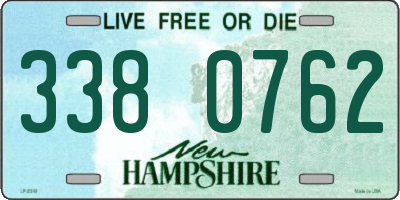 NH license plate 3380762