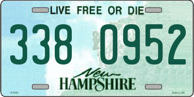 NH license plate 3380952