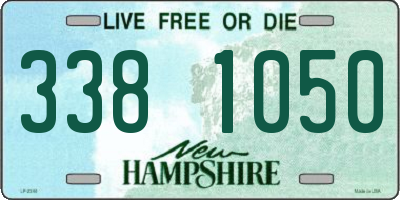 NH license plate 3381050
