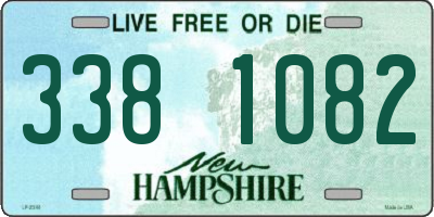NH license plate 3381082