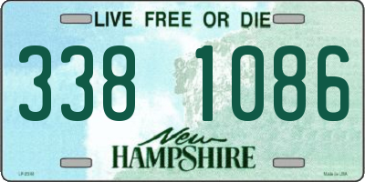 NH license plate 3381086